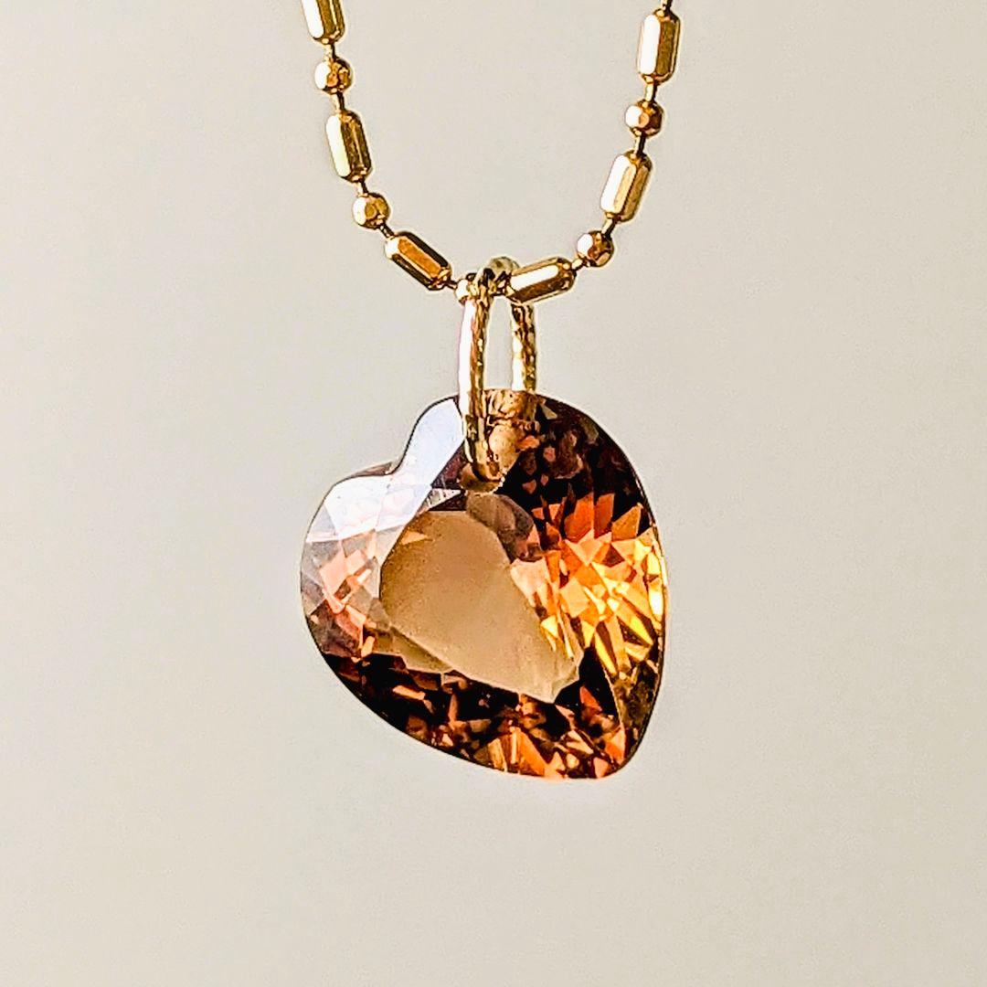 ♢N様専用♢K18ブラウントパーズ 5ct ネックレスチャーム ペンダントトップ