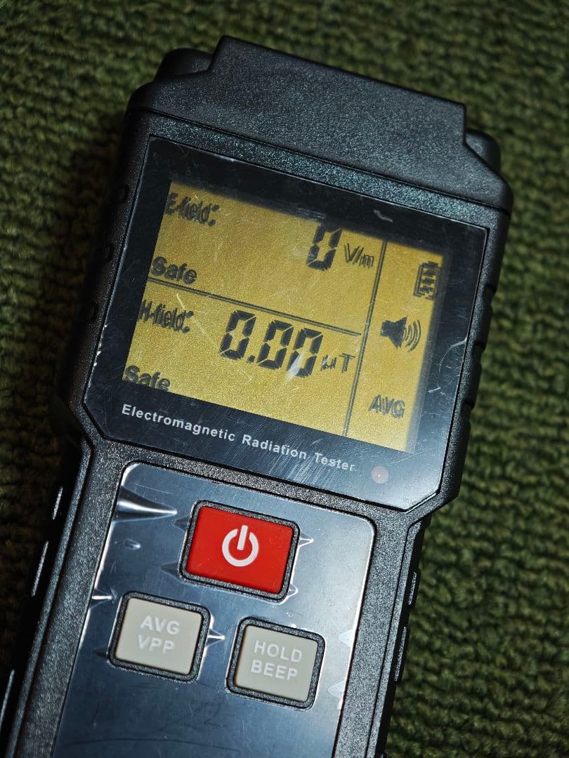 電磁波測定器 電磁波過敏症の環境調査に使用