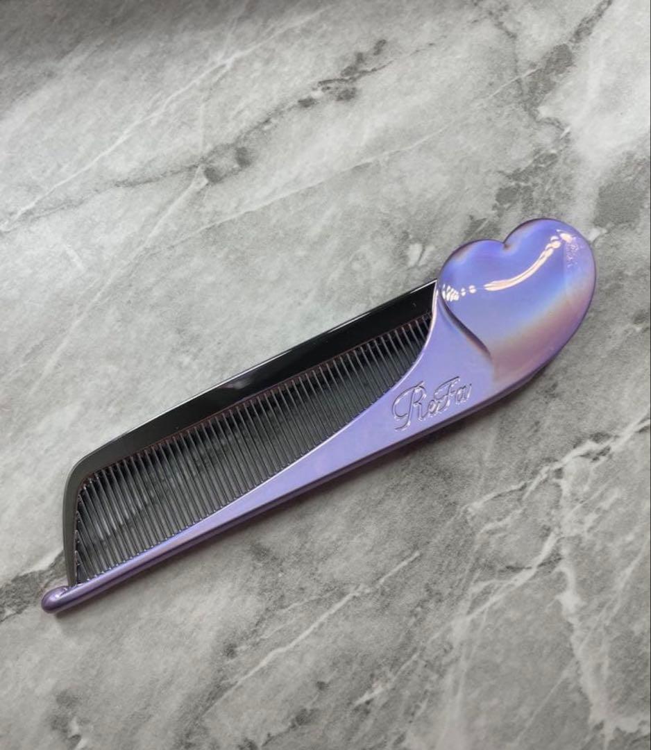 refa vip会員限定　ハートコームアイラ　パープル refa club aira vip会員限定 ハートコーム ハートミラー - メルカリ