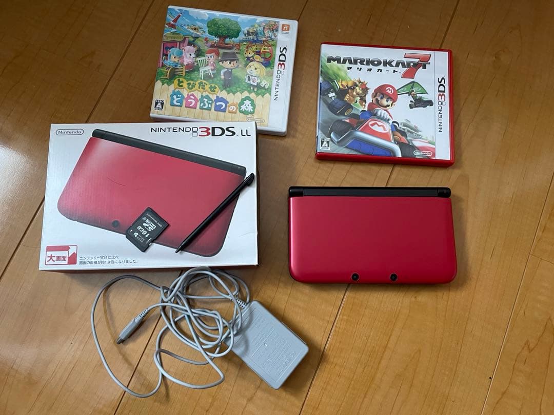 箱/説明書/充電器/SDカード/ソフト】Nintendo 3DS LL 本体 - メルカリ
