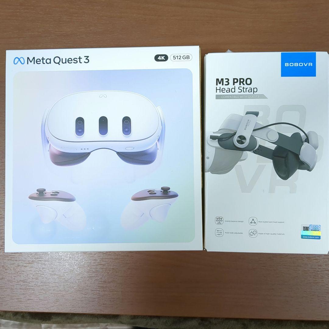 その他  Quest 3 512GB + BOBOVR M3 PRO BOBOVR M3 Pro ヘッドストラップ Meta Quest 3 & Quest 3S用