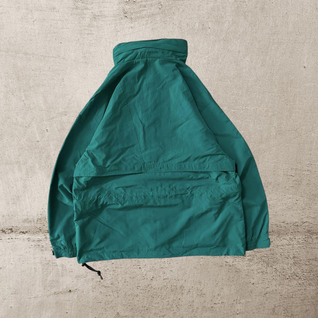 L.LBeanエルエルビーン90sフーディナイロンジャケットドローコード刺繍