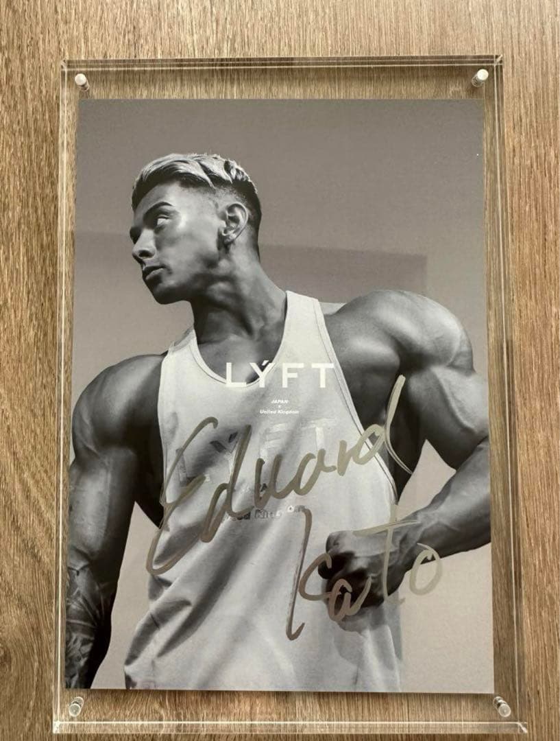 LYFTエドワード加藤サインパネル LYFT一周年記念VIP エドワード加藤サインパネル エドワード加藤サイン