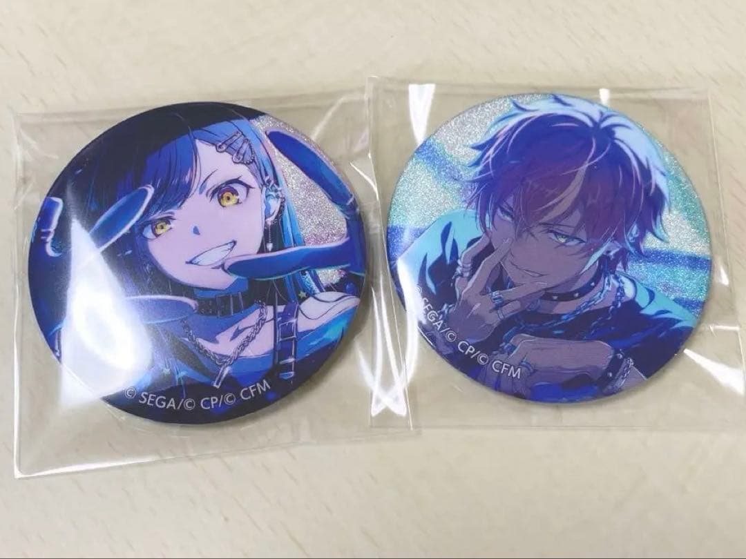 プロセカ 缶バッチ 白石杏 東雲彰人 - メルカリ