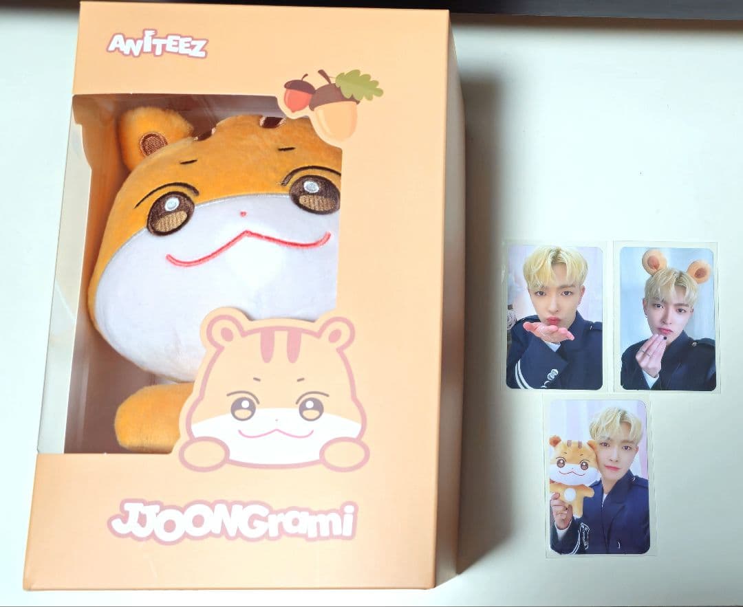 ATEEZ ホンジュン ANITEEZ チュンラミ大 ぬいぐるみ＆トレカセット