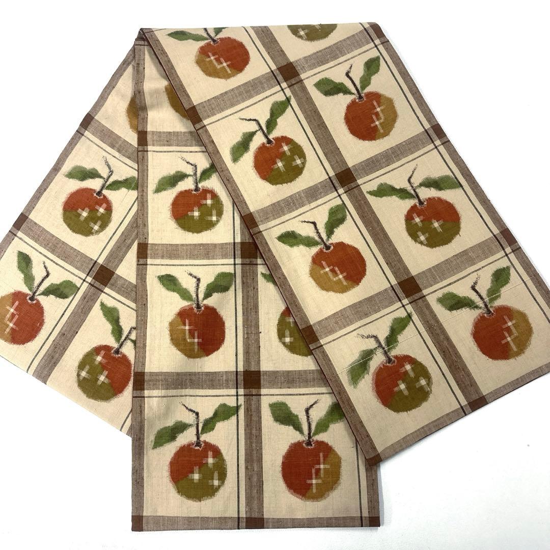 帯5923 ○高級 正絹 紬 全通 袋帯 成り物 - メルカリ