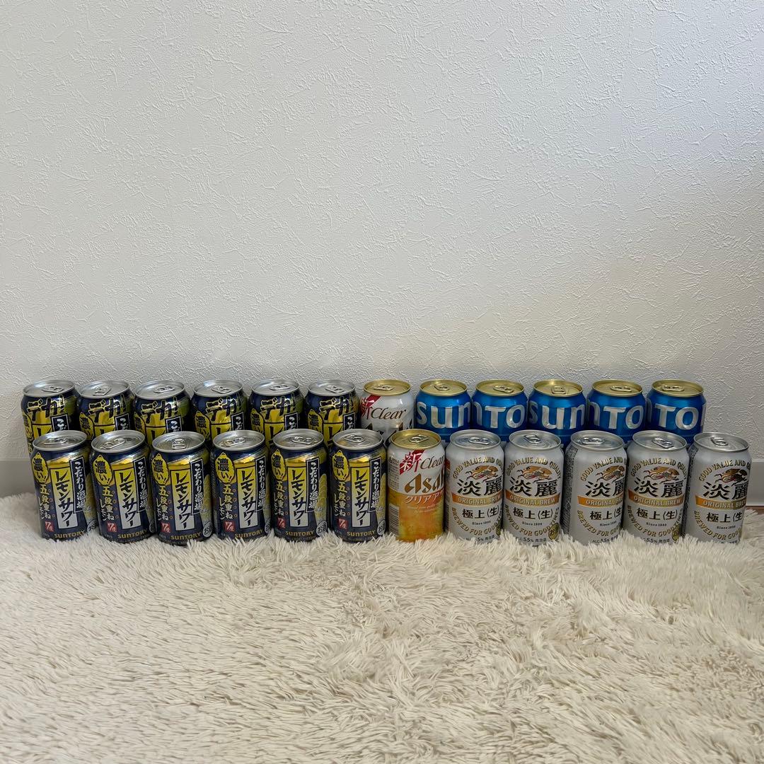 即購入可能】缶ビール レモンサワーセット 350ml500ml缶 24本 - メルカリ