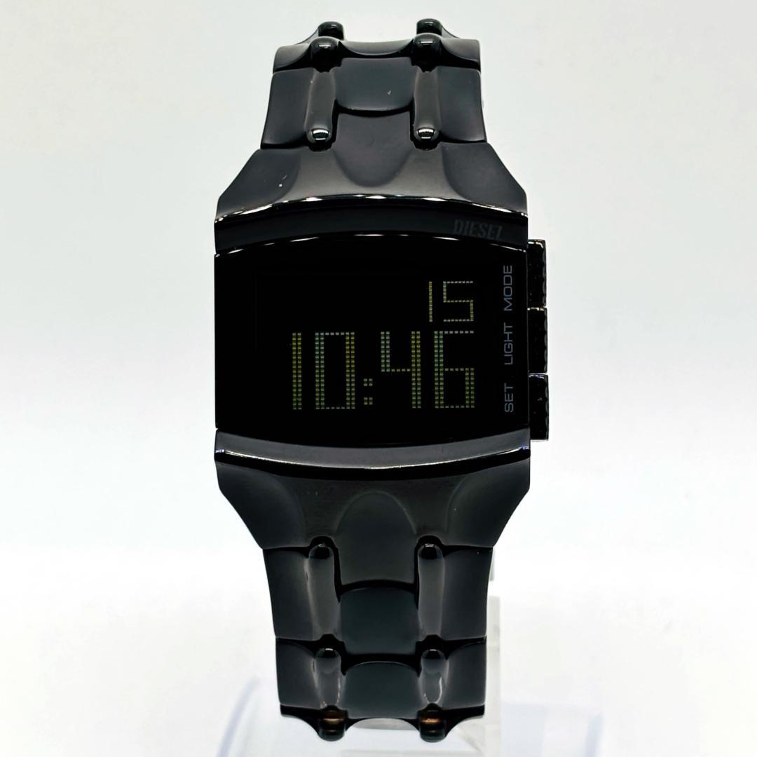 入手困難】ディーゼル DZ2156 腕時計 ブラック 電波時計 【1-D-①