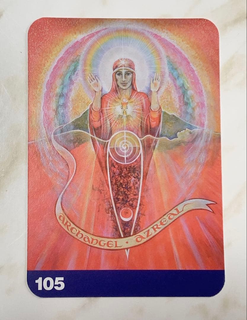 絶版】オーラソーマタロットカードNo.105 裏面ボトル柄 占い未使用