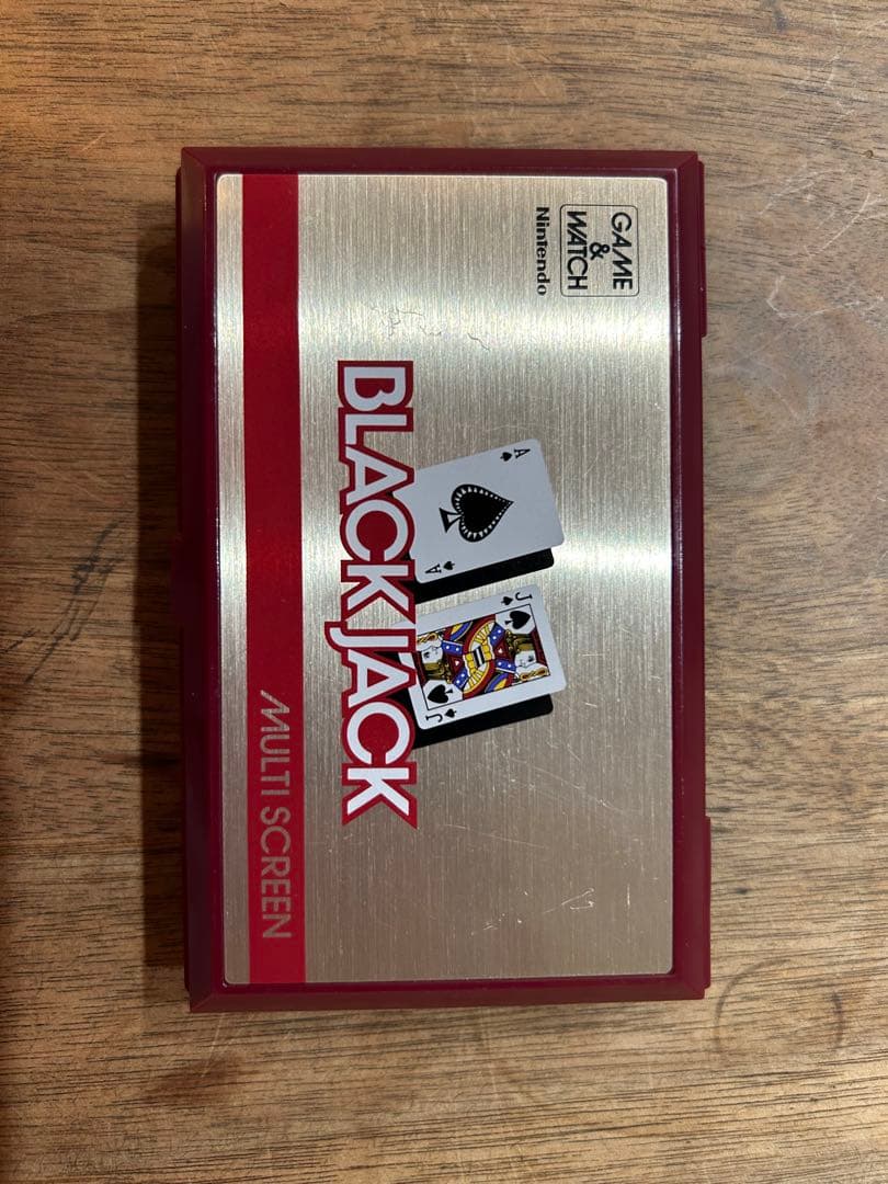 Nintendo Blackjack ゲームウォッチ　ブラックジャック Yahoo!オークション -「ブラックジャック」(ゲームウォッチ) (携帯型
