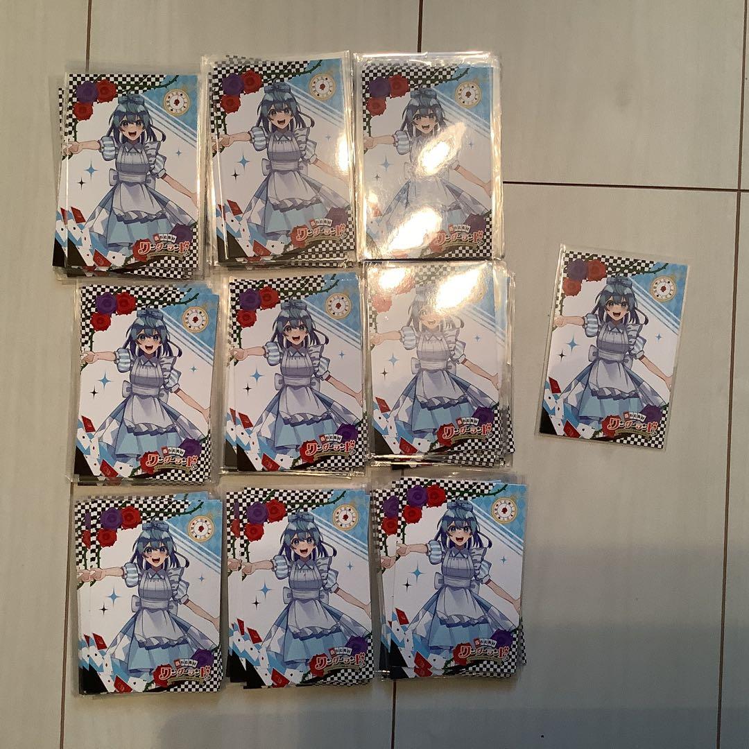 るなさん　ワンダーランドトレカ　等身　33枚セット カラフルピーチ ワンダーランド るな 等身 トレカ - メルカリ