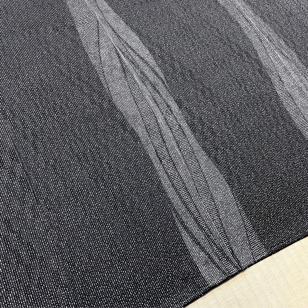モノトーン 染め 矢絣の地紋 モダン 残布 ガード加工