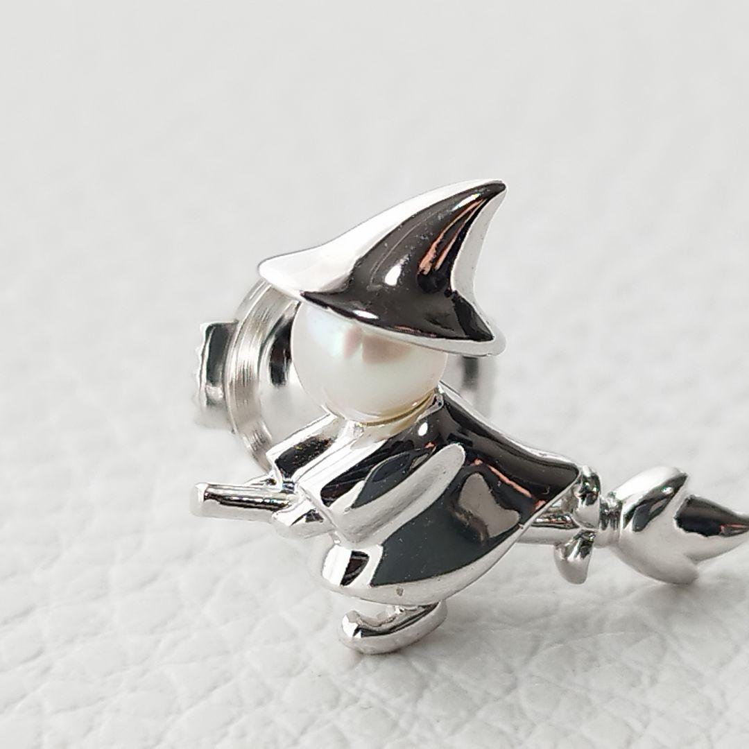 美品】TASAKI タサキ パール ピンバッジ 魔女 シルバー - メルカリ