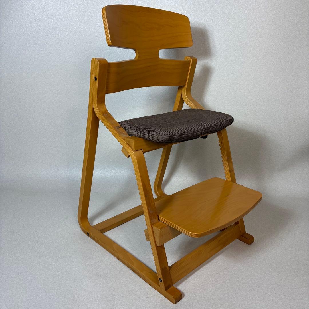豊橋木工 アップライトチェア 学習椅子 ハイチェア - メルカリ