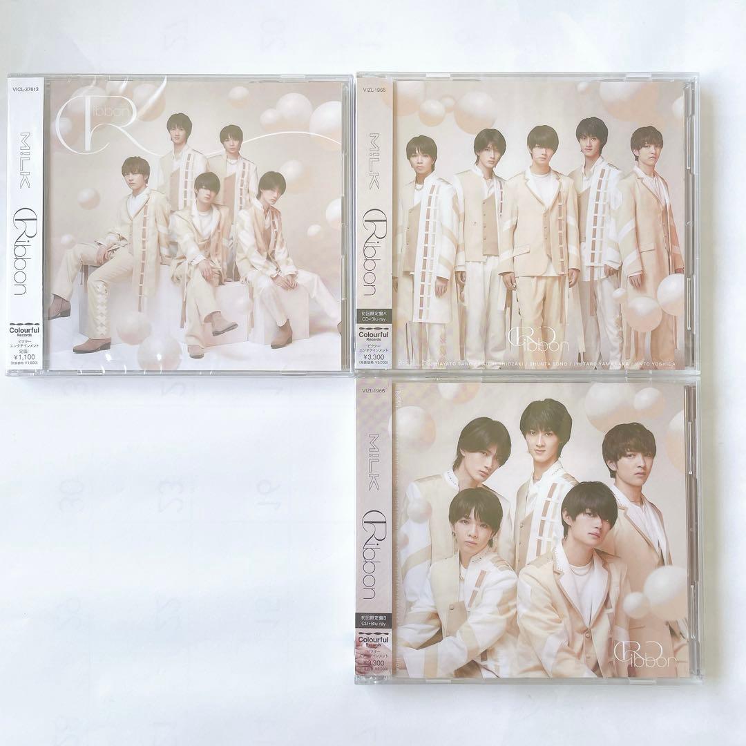 M!LK 『Ribbon』初回限定盤AB 通常盤3形態セット　他CDまとめ売り Amazon.co.jp: Ribbon(通常盤 CD): ミュージック