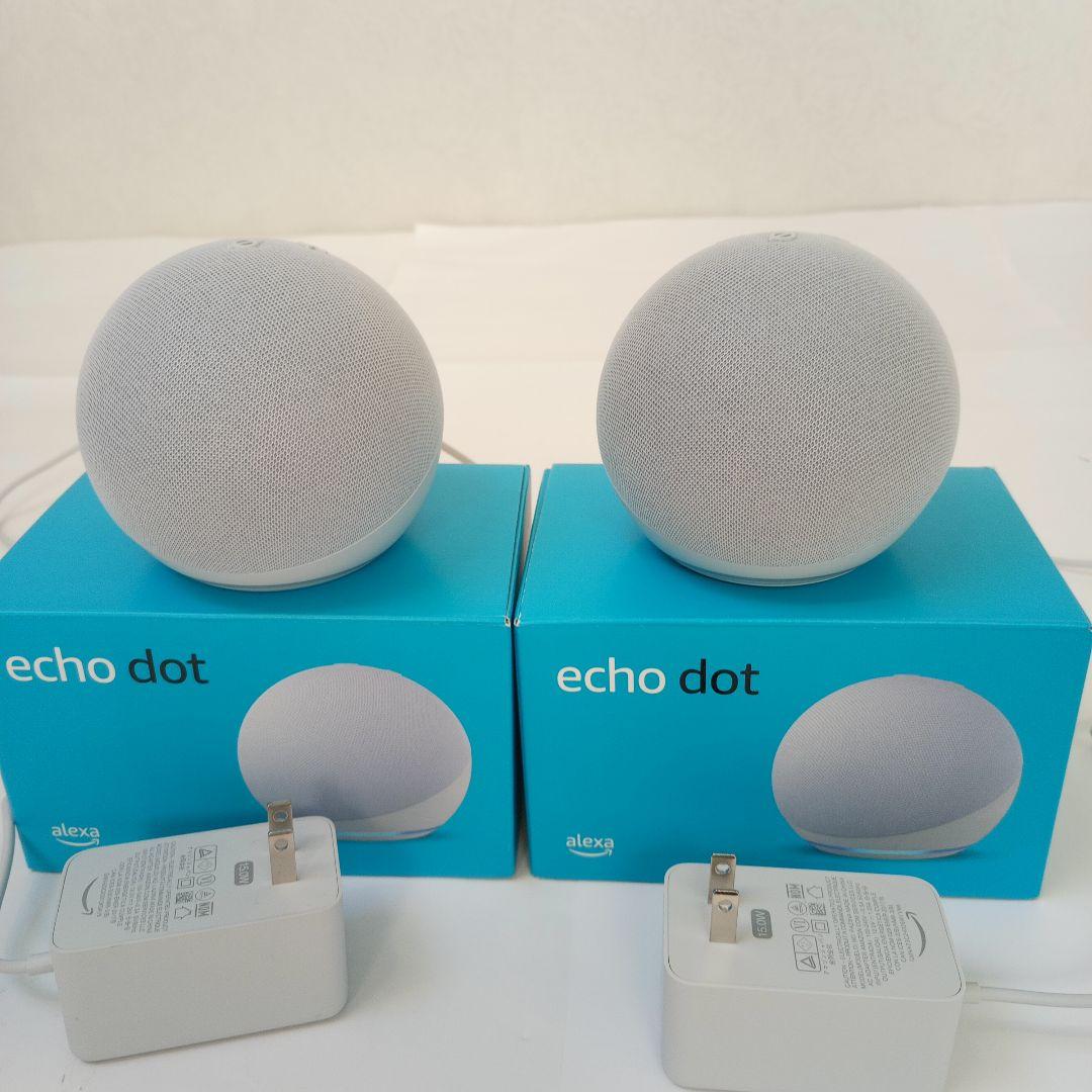 Echo Dot 第5世代 グレーシャーホワイト 二台組 - メルカリ