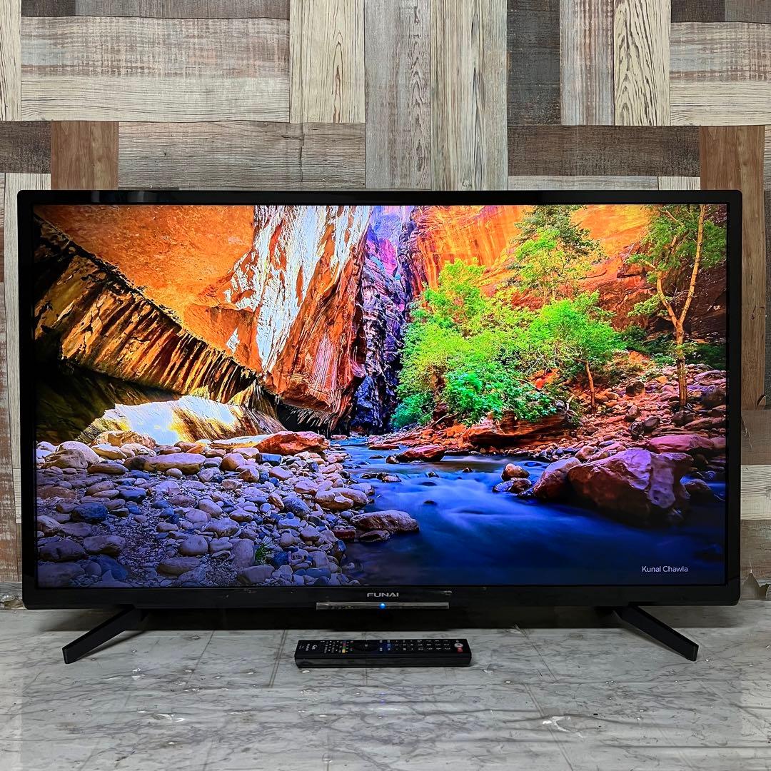 うさこさん専用全国送料込2年前購入フナイ40V型TV録画機能内蔵。見ながら録画