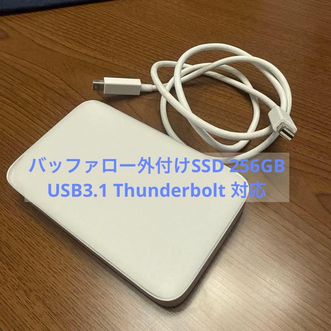 BUFFALO 外付けSSD ホワイト Thunderbolt USB3.1対応 SSD-SCT1.0U3-WA : 外付けSSD | バッファロー