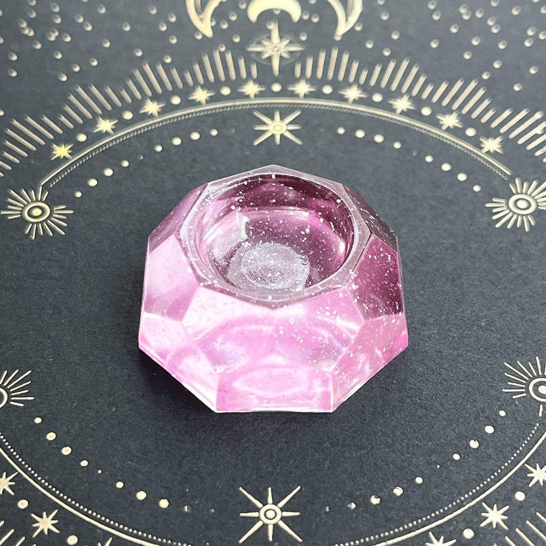 ハンドメイド】81.竜の落とし子・星の銀河・紫と緑・台座 - メルカリ