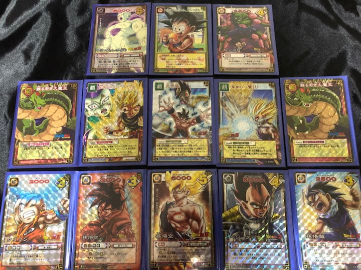 ドラゴンボールカード カードダス セット 希少】ドラゴンボールカードダスZ&GT16枚セット(状態いい品)激レア品