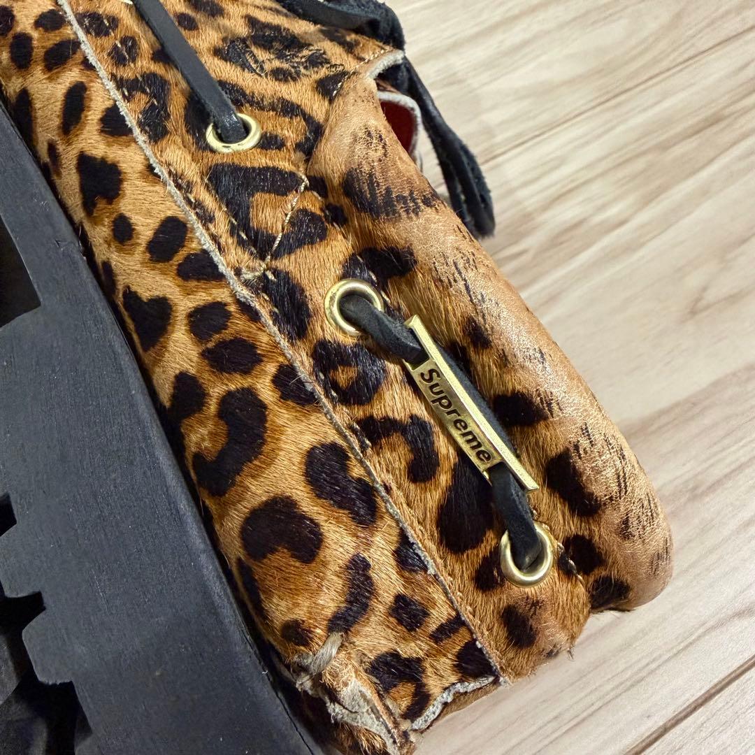 supreme timberland 3 eye レオパード 26.5cm