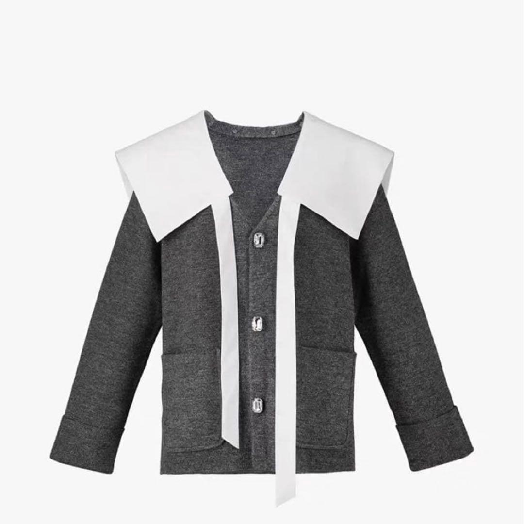 Bibiy. PENELOPE COLLAR KNIT ペネロペカラーニット - メルカリ