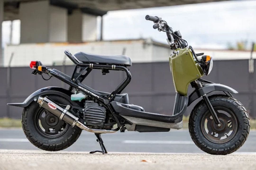 新 HMS製AF58 ズーマー 50 B2X ステンレスマフラー ブラック - メルカリ