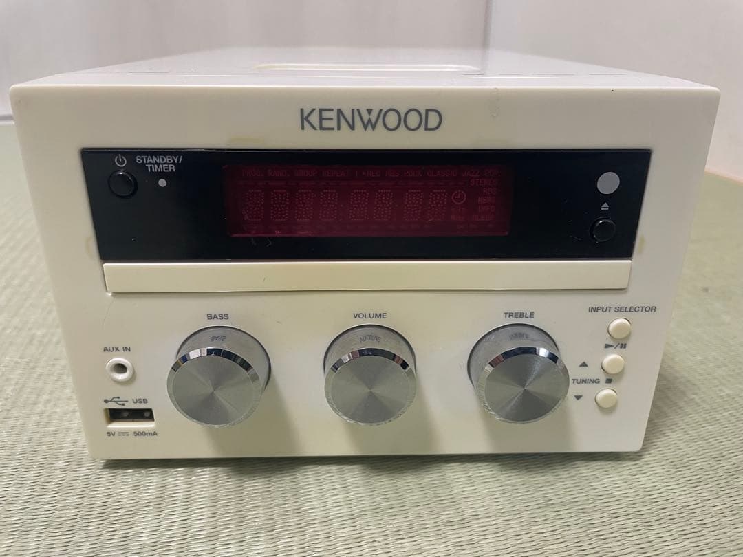 Kenwood RD-M616 ミニコンポ DVD再生 ホワイト 即日発送！ - ラジオ