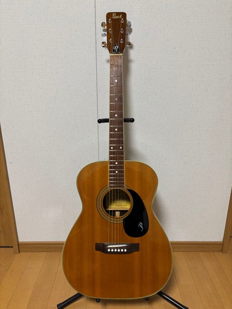 レア！Pearl パールPF-618 ジャパンヴィンテージアコギ ADJサドルレア