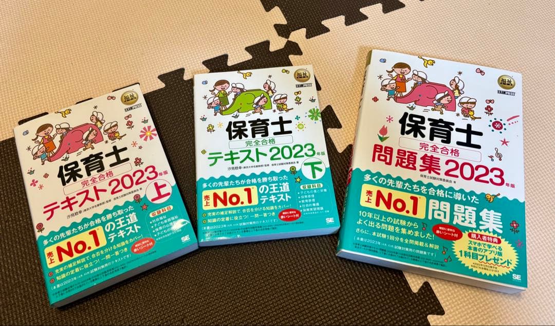 24年度保育士試験対策テキストセット ヒューマンアカデミーたのまな