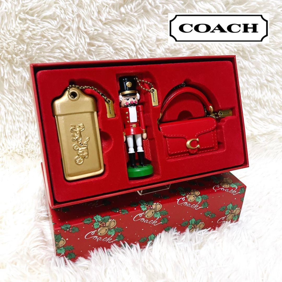 未使用級✨非売品✨COACH コーチ オーナメント チャーム クリスマス