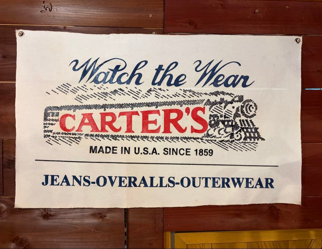 1970s〜90s CARTER'S カーターズ 列車タグ ヴィンテージバナー CARTER'S（カーターズ）のタグで年代を判別する方法 | de-suke blog