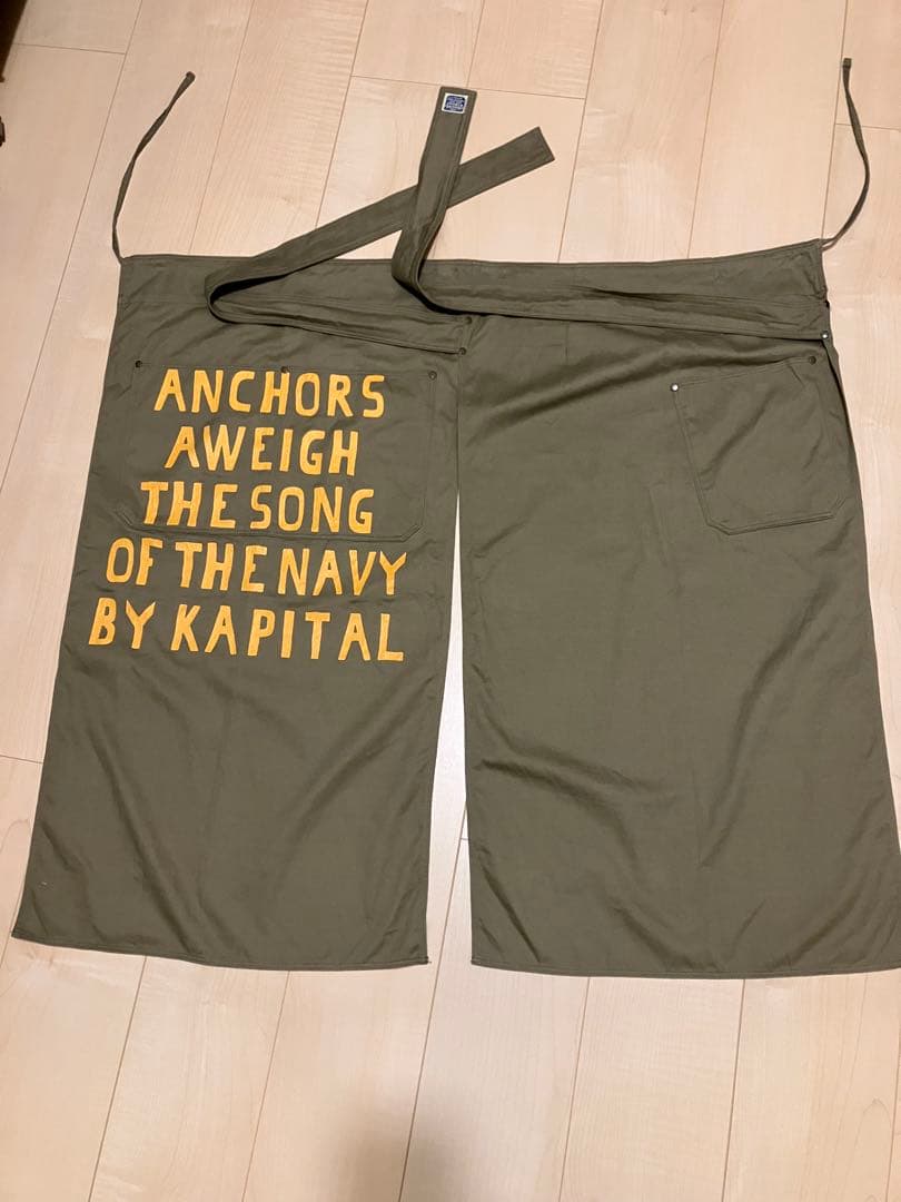 KAPITAL キャピタル　エプロン　カーキ ボンマックス ビブスエプロン カーキ F FK7189 FK7189-4-999 1着（直送