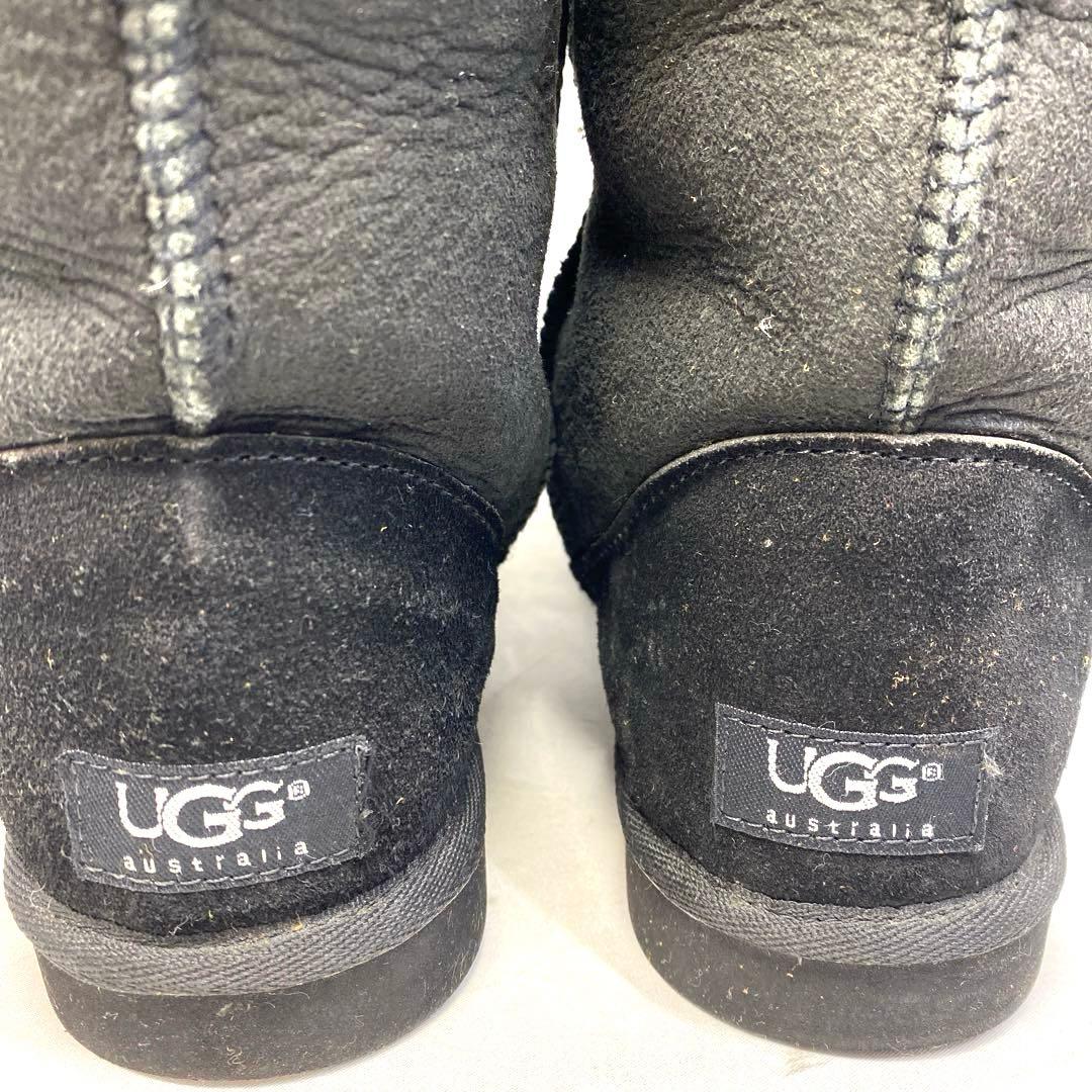 アグ UGG サイズ表記「W6」23センチ ムートンブーツ ブラック - メルカリ