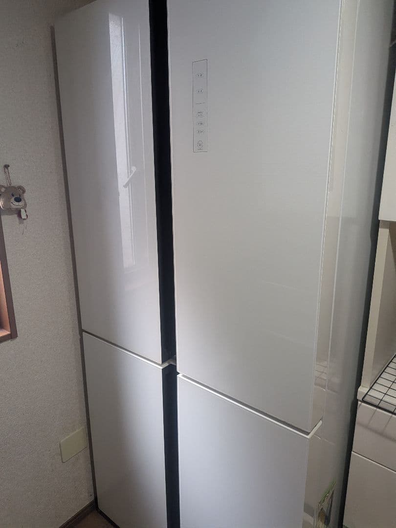 Haier　冷蔵庫　JR-NF468A 冷蔵庫 Global Series ホワイト JR-NF468A-W [468L /4ドア /観音開き