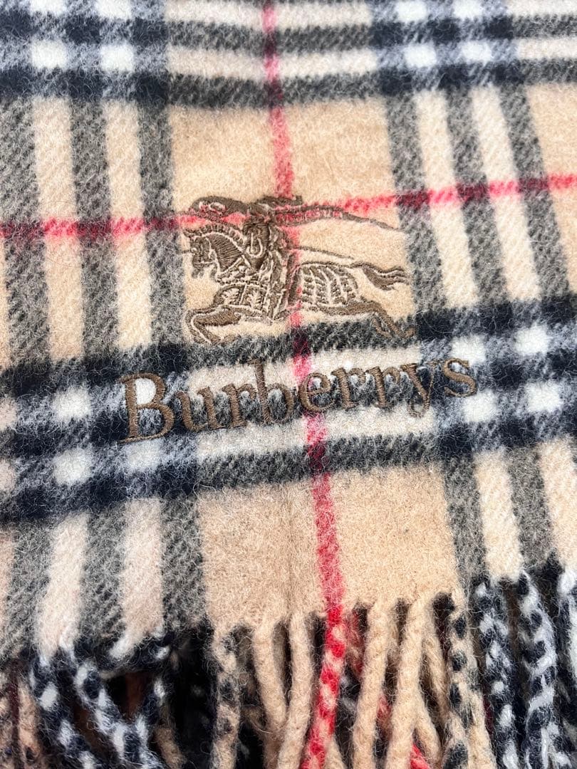 ⭐️超美品⭐️バーバリー ひざ掛け ブランケット ベージュ グレー 2枚