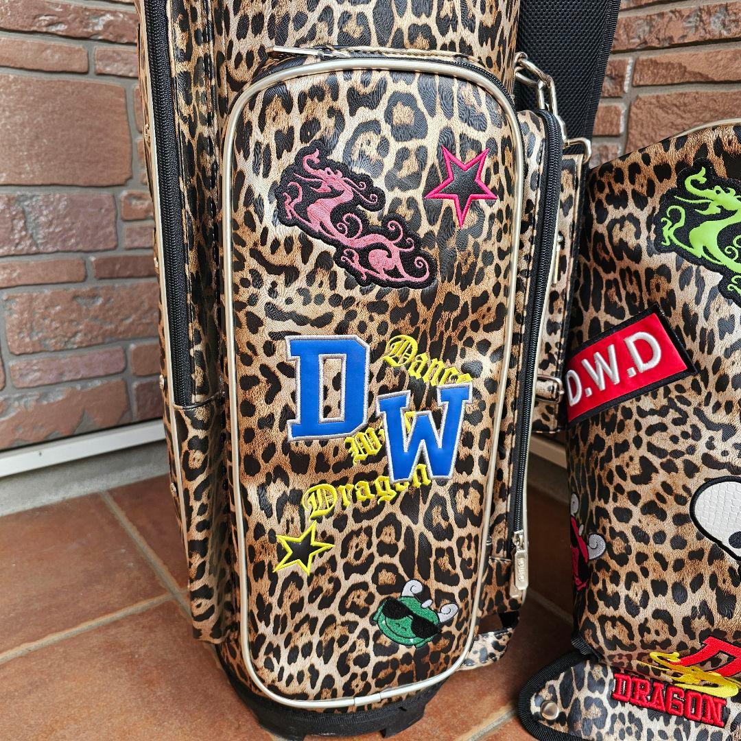 ダンスウィズドラゴン】チビドラ×ワッペン多数 レオパード8.5型