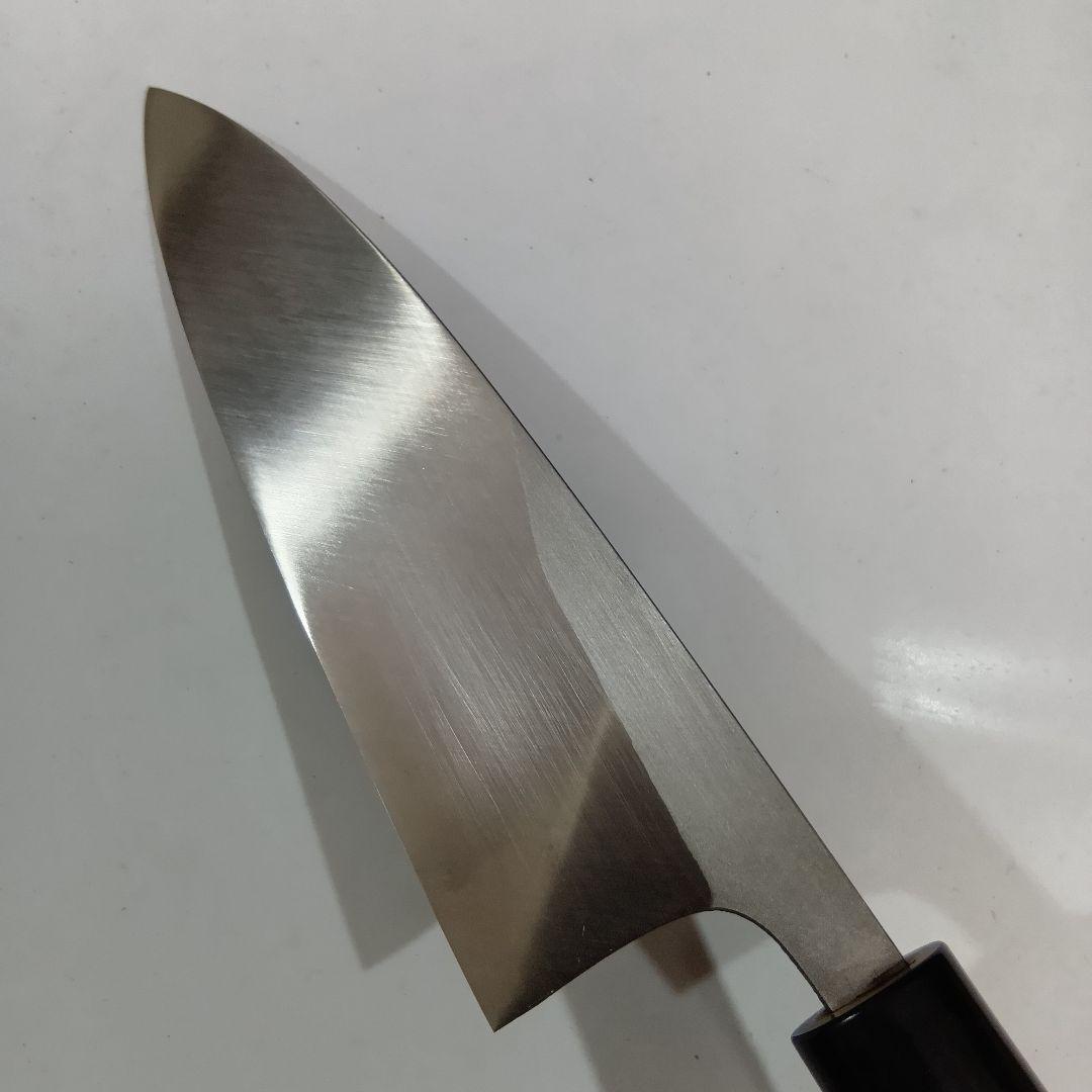 京都 有次　登録 出刃 包丁 5.5寸 16.5cm　白鋼二　新品保管品