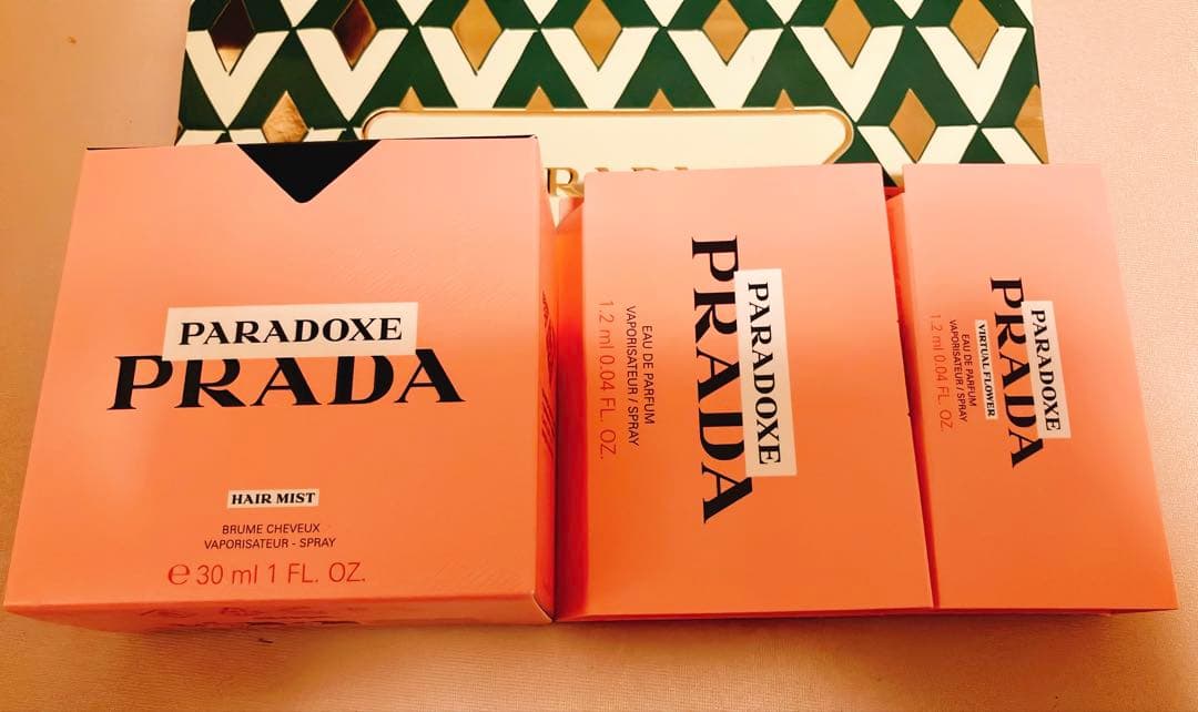 プラダ パラドックス ヘアミスト30ml ＋ 香水サンプル2種セット新品未