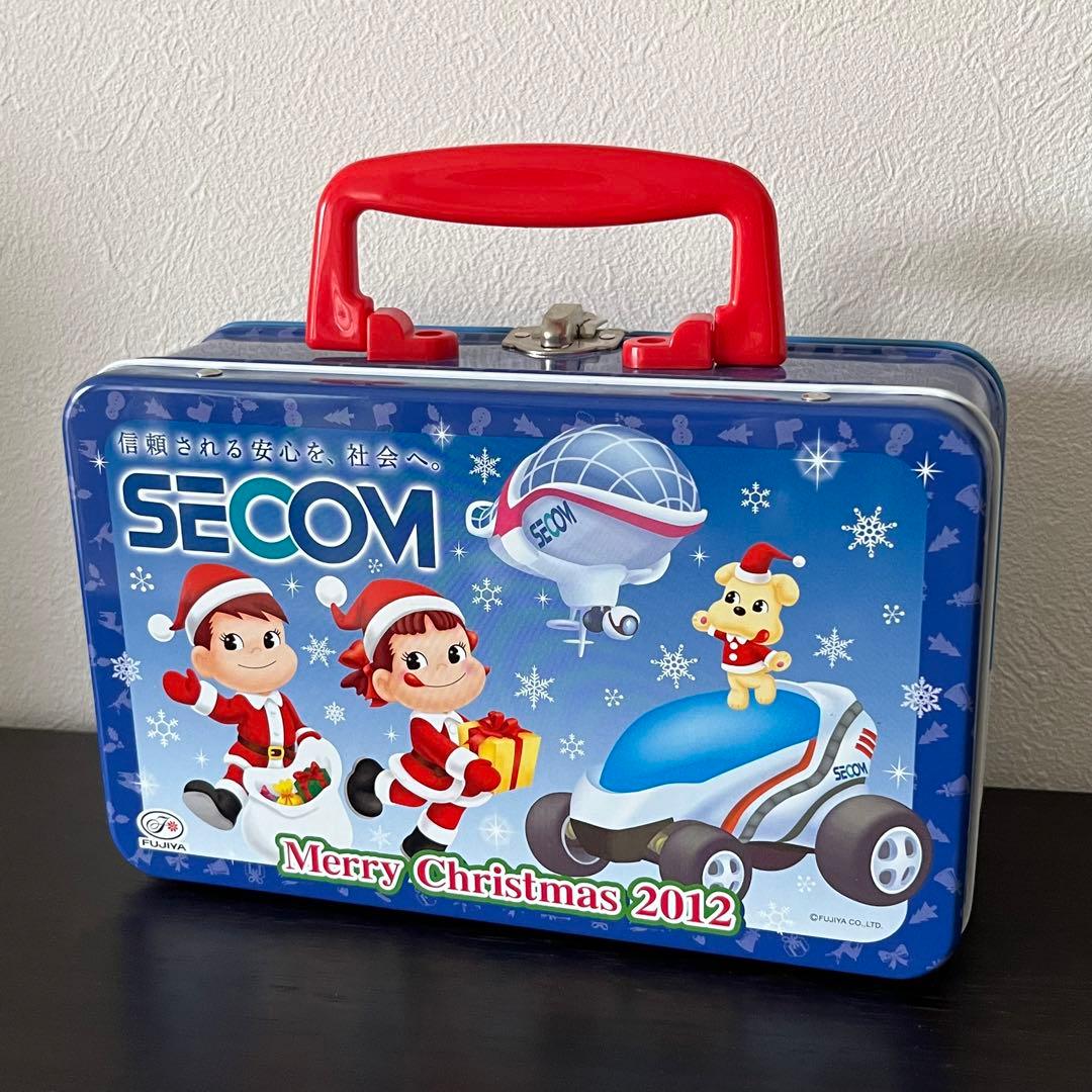 非売品】SECOM×不二家ペコちゃん クリスマス お菓子 缶 2012年 - メルカリ