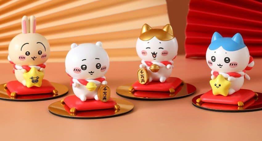 台湾セブンイレブン限定 ちいかわ金運を招くフィギュア