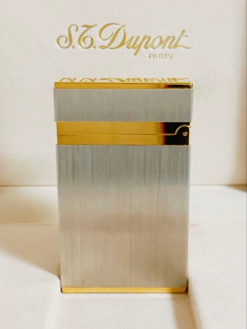 S.T.Dupont デュポン ガスライター ライン2 ヘアライン 16841