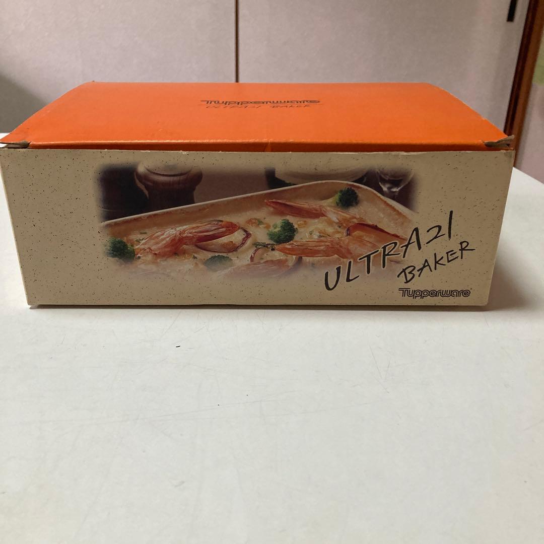 未使用品タッパーウェア ウルトラ21 ベーカー 1500 角型 レシピ本付き