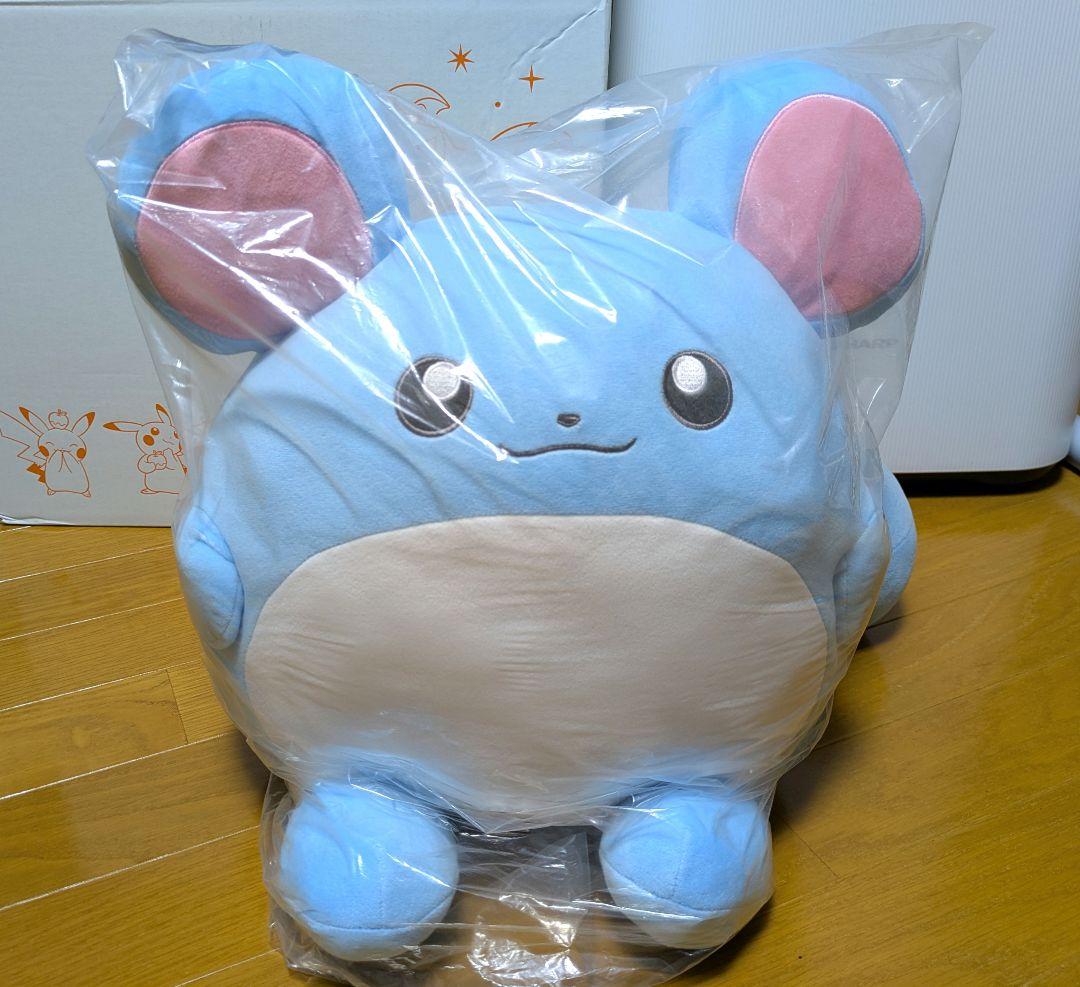 もっちりっちぬいぐるみ マリル ポケモンセンター - メルカリ