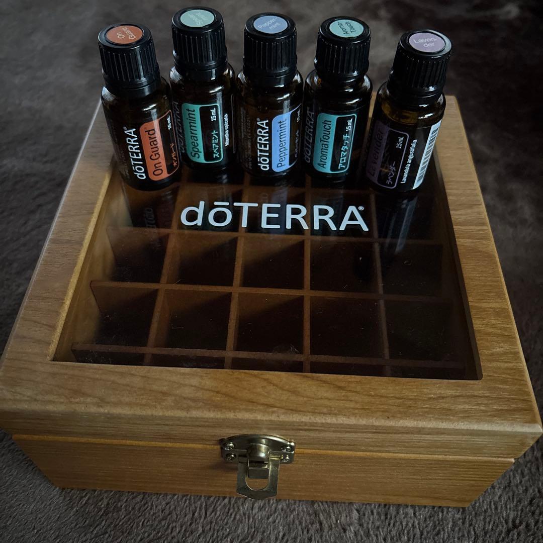 ☆2月のみこのお値段で☆doTERRA オイル5本＋木箱セット - メルカリ