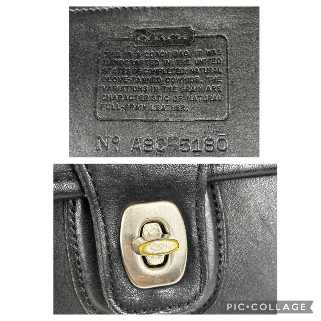 COACH オールドコーチ 5180 2way ビジネスバッグ ブラック - メルカリ