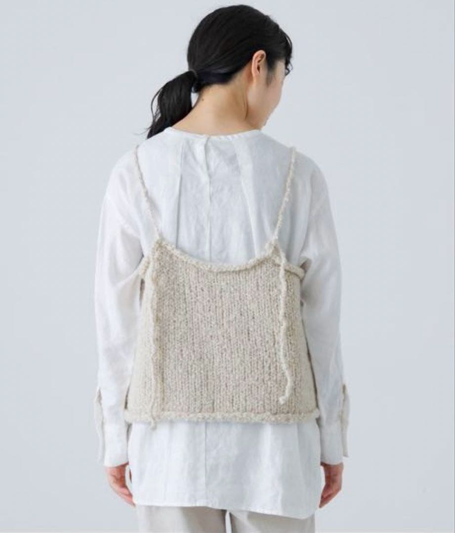 かぐれ アルパカウールブークレニットキャミソール - メルカリ