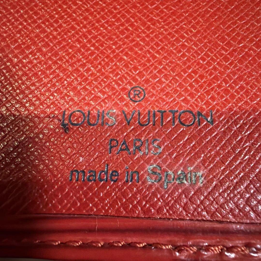 Louis Vuitton エピ 赤 名刺入れ カードケース - メルカリ