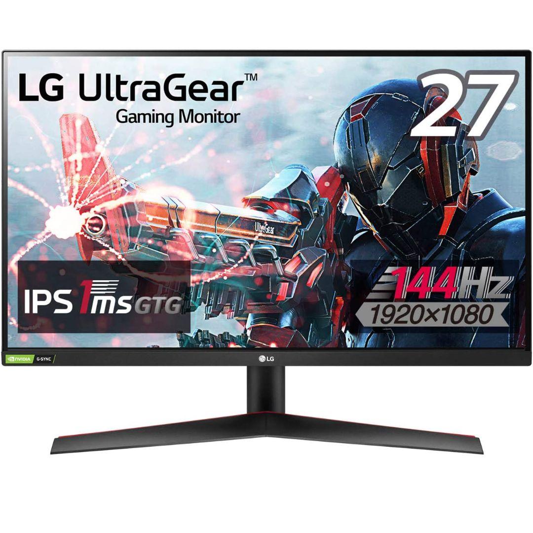 LG フレームレス ゲーミングモニター 27GN600-B 27インチ fps 27インチ UltraGear™ フルHD IPS 1ms (GtG) ゲーミングモニター