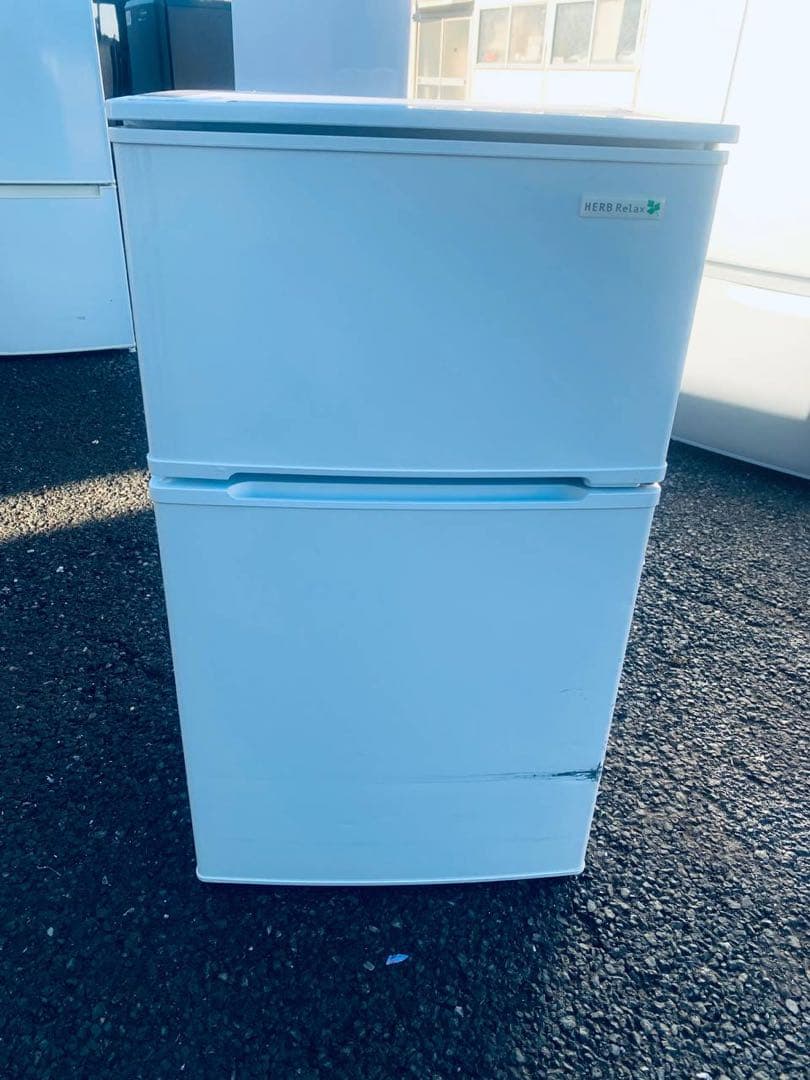 ♻️送料設置無料　YAMADA ノンフロン冷凍冷蔵庫　YRZ-C09B1 ヤマダ電機製2ドア冷蔵庫YRZ-C09B1 ｜出張買取MAX